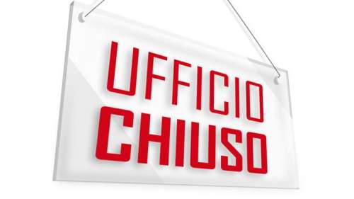 Avviso Chiusura Ufficio Finanziario